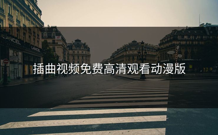 插曲视频免费高清观看动漫版