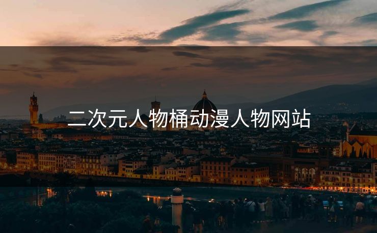 二次元人物桶动漫人物网站
